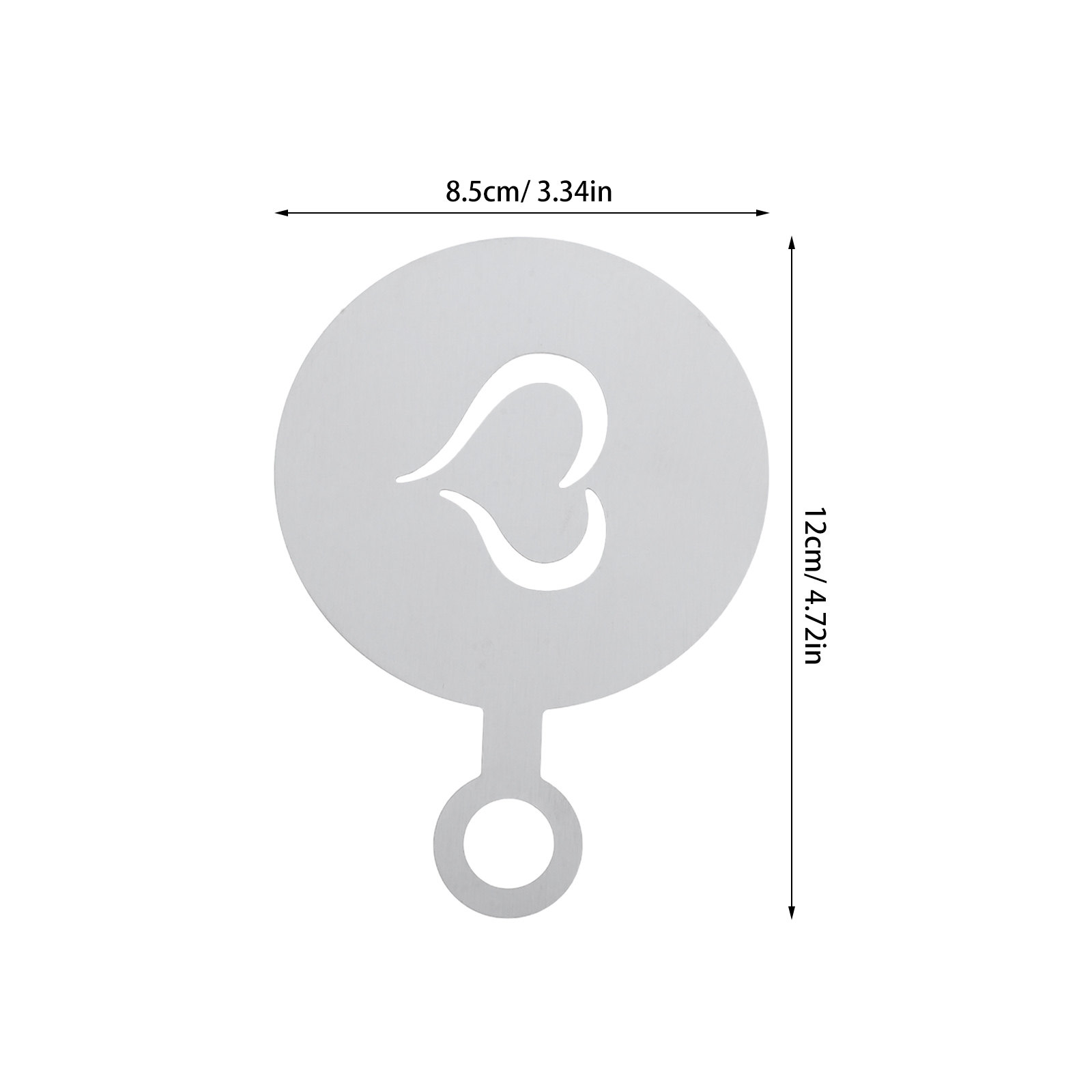 4Pcs Premium Stainless Steel L - Coffee Stencil Art incelemesi ve fiyatı
