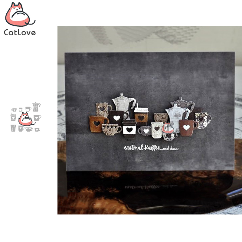 Catlove Coffee Cup Metal Cutti - Coffee Stencil Art incelemesi ve fiyatı