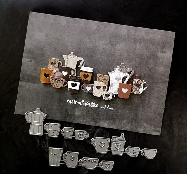 Catlove Coffee Cup Metal Cutti - Coffee Stencil Art incelemesi ve fiyatı