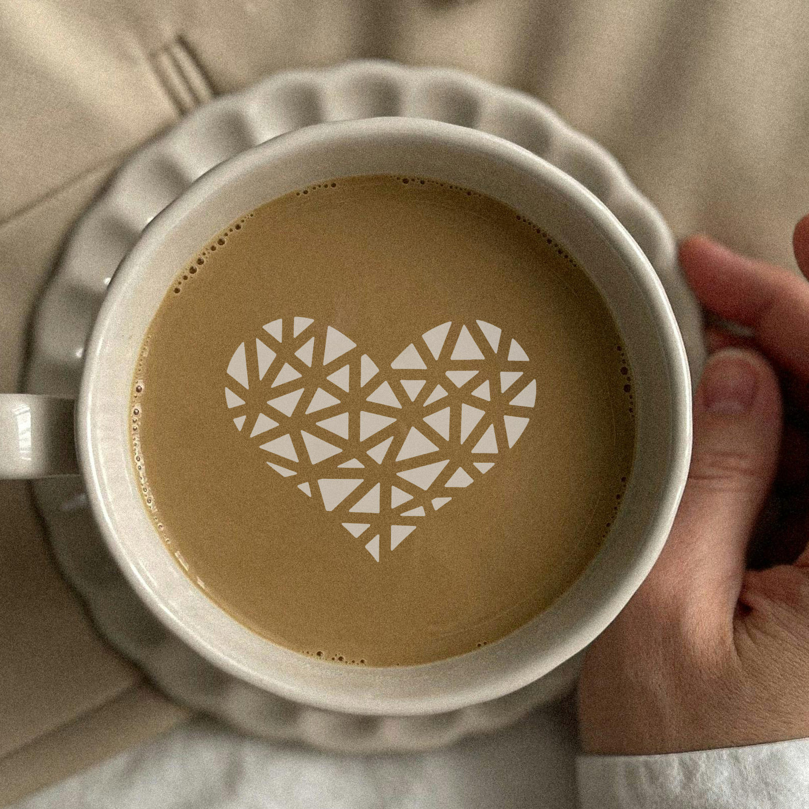 6Pcs Latte Art Stencils Stainl - Coffee Stencil Art incelemesi ve fiyatı