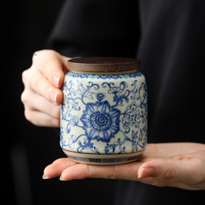 Creative Blue and White Porcel - Coffee Tea Canister Set incelemesi ve fiyatı