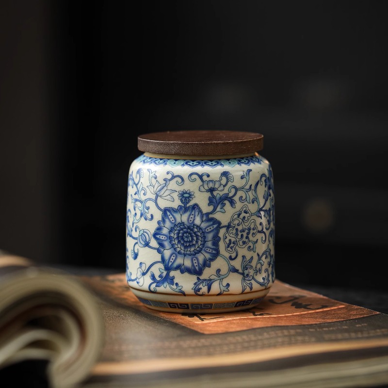 Creative Blue and White Porcel - Coffee Tea Canister Set incelemesi ve fiyatı