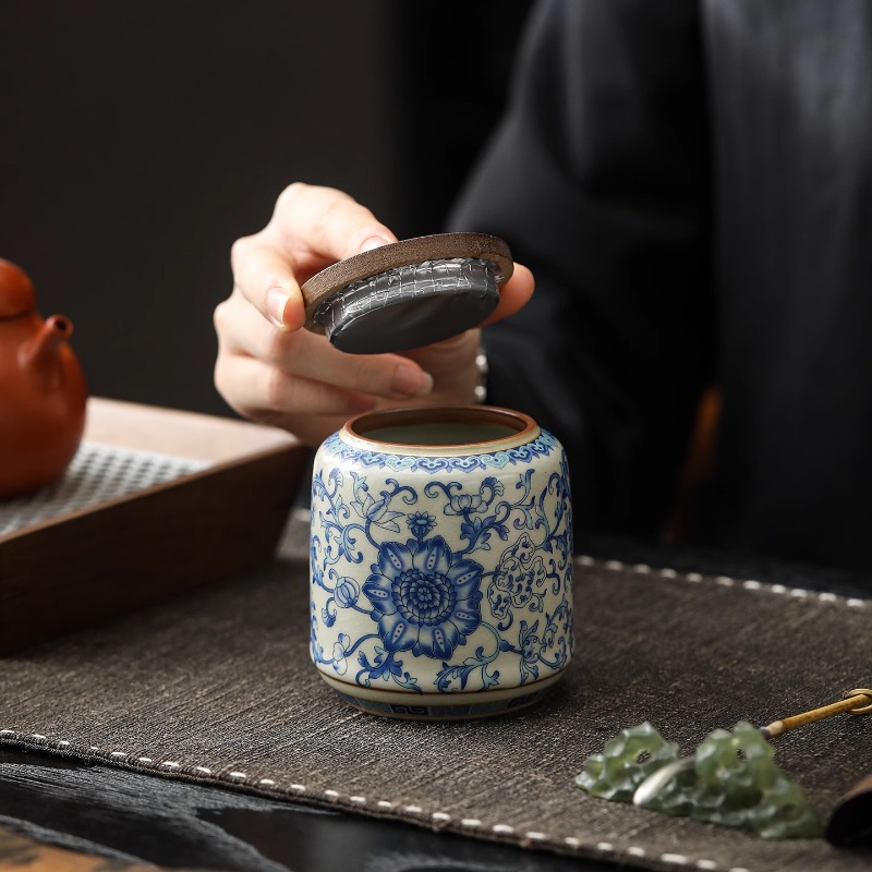 Creative Blue and White Porcel - Coffee Tea Canister Set incelemesi ve fiyatı