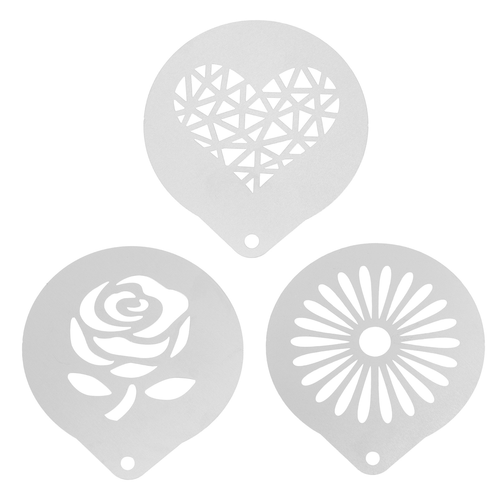 3Pcs Coffee Stencils Creative  - Coffee Stencil Art incelemesi ve fiyatı