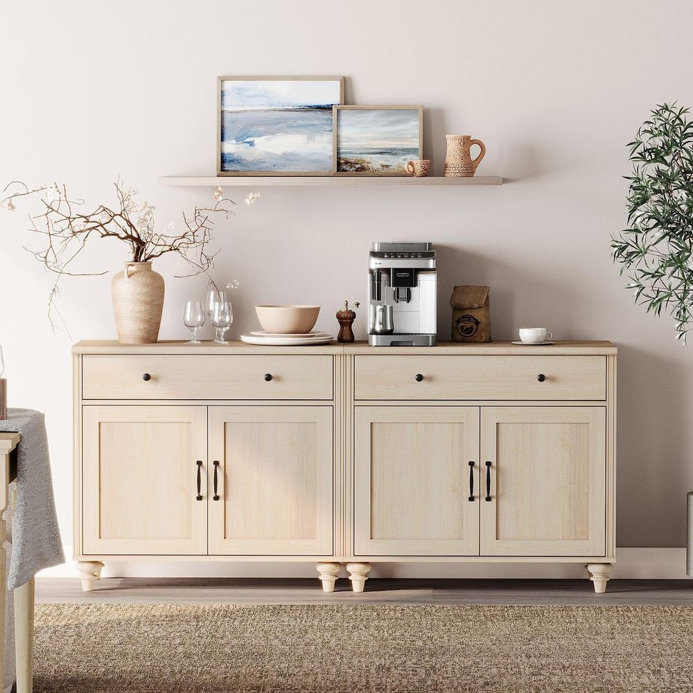 Buffet Cabinet with 4 Doors an - Coffee & Tea Garden Lincoln Menu incelemesi ve fiyatı