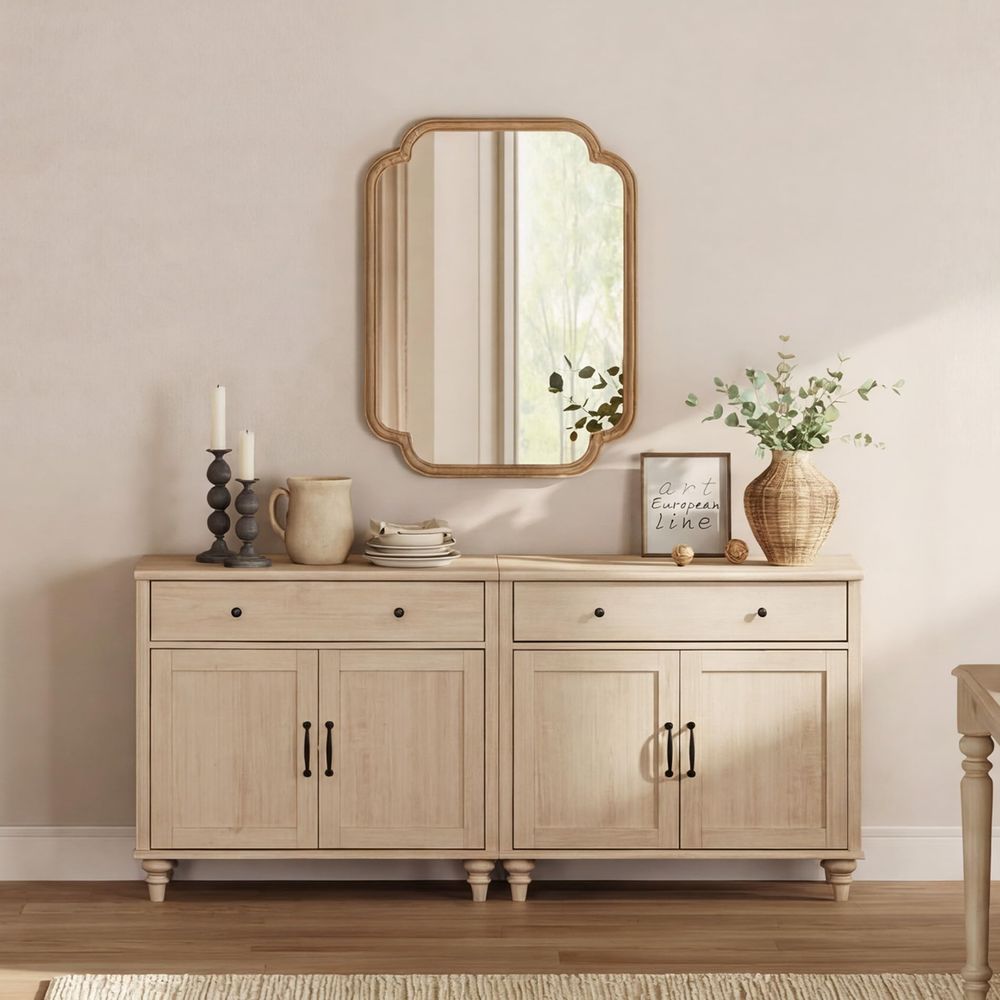 Buffet Cabinet with 4 Doors an - Coffee & Tea Garden Lincoln Menu incelemesi ve fiyatı
