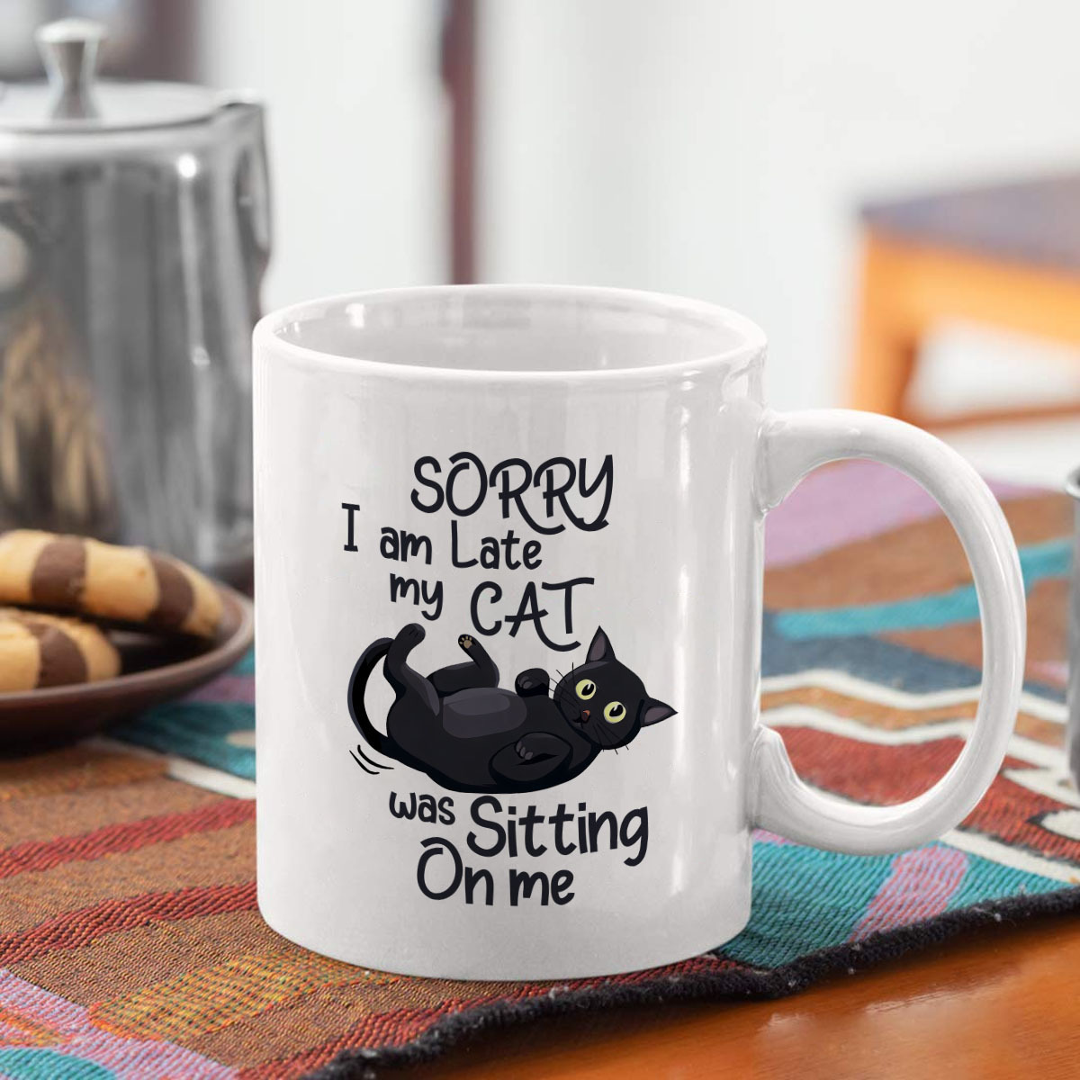 1 Funny Cat Shaped Ceramic Mug - Coffee Tea With Me incelemesi ve fiyatı