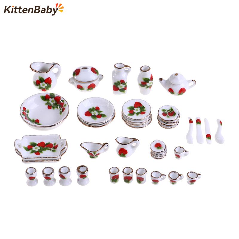 1 Set 1:12 Miniature Doll Hous - Coffee Tea Flower incelemesi ve fiyatı