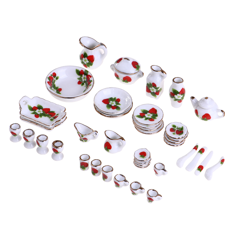 1 Set 1:12 Miniature Doll Hous - Coffee Tea Flower incelemesi ve fiyatı