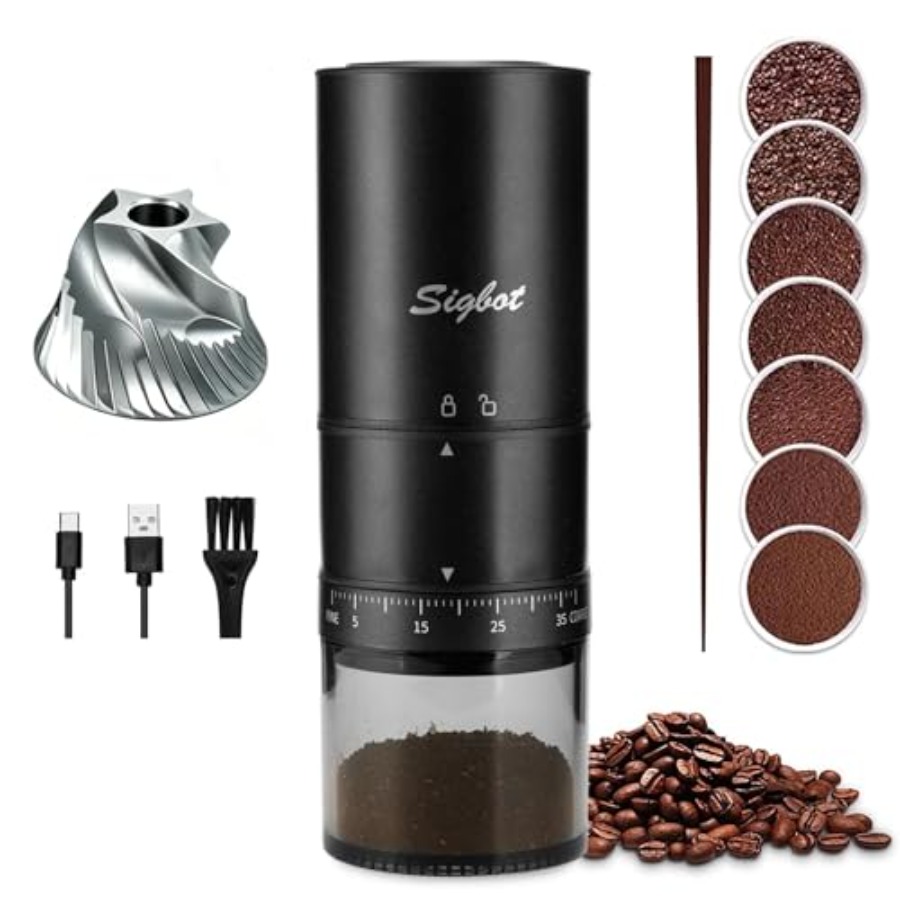 Portable Electric Coffee Grind - Coffee & Tea Garden Lincoln Menu incelemesi ve fiyatı