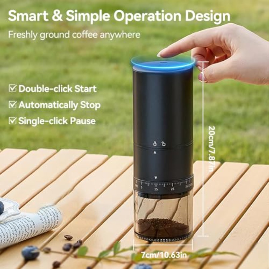Portable Electric Coffee Grind - Coffee & Tea Garden Lincoln Menu incelemesi ve fiyatı