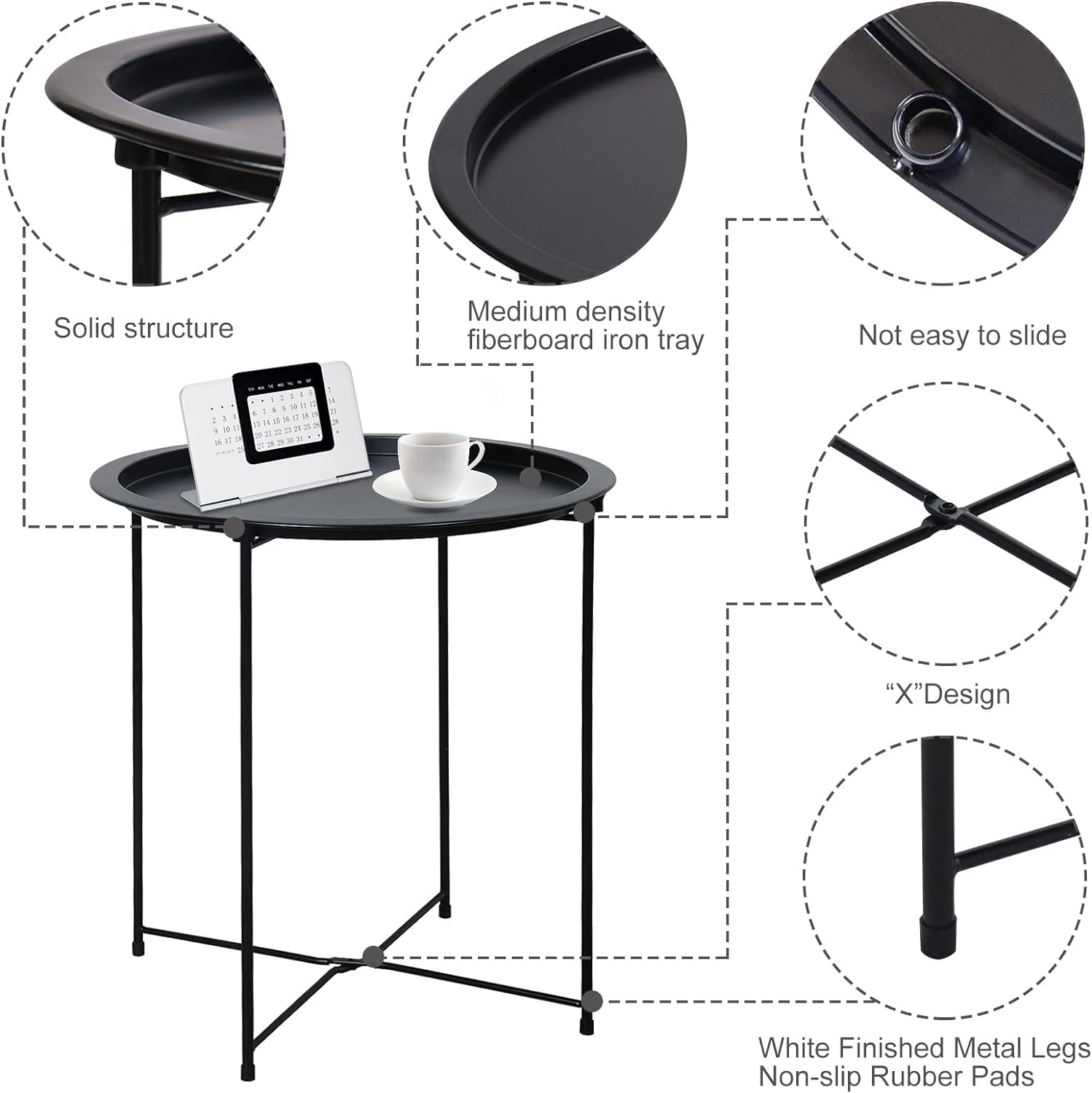 Round Side Table Coffee and Te - Coffee X Tea incelemesi ve fiyatı