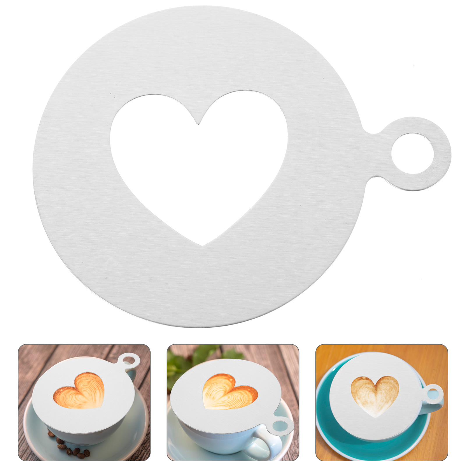 Heart Shape Coffee Stencils 30 - Coffee Stencil Art incelemesi ve fiyatı