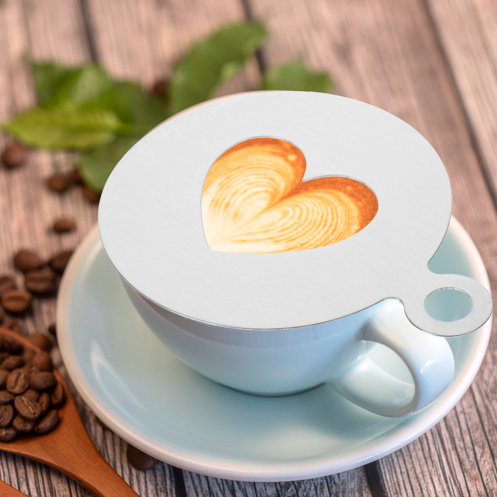 Heart Shape Coffee Stencils 30 - Coffee Stencil Art incelemesi ve fiyatı