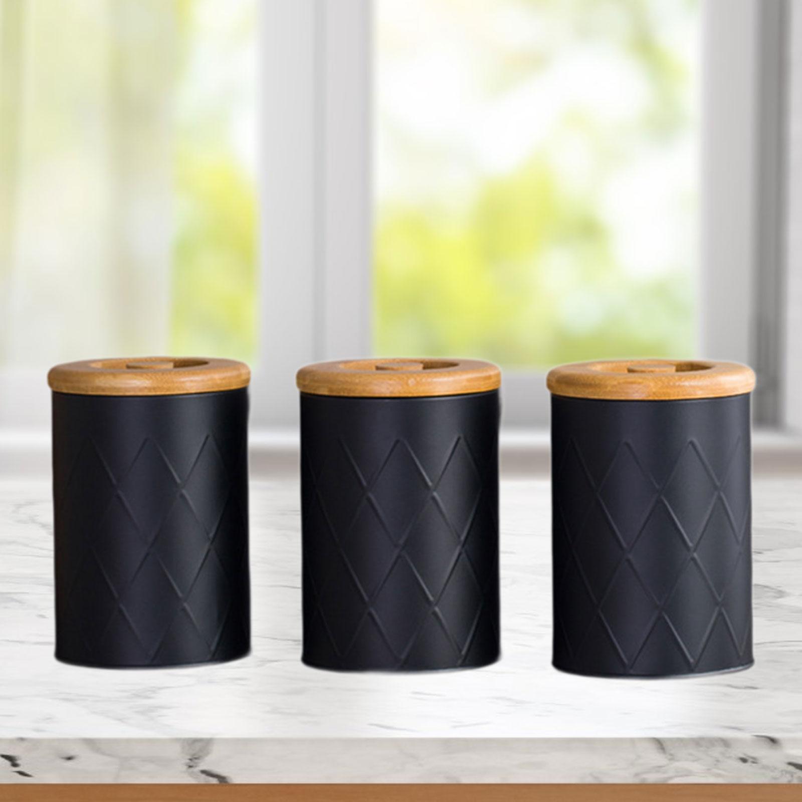 Kitchen Canister Set Tea Coffe - Coffee Tea Sugar Container Set incelemesi ve fiyatı