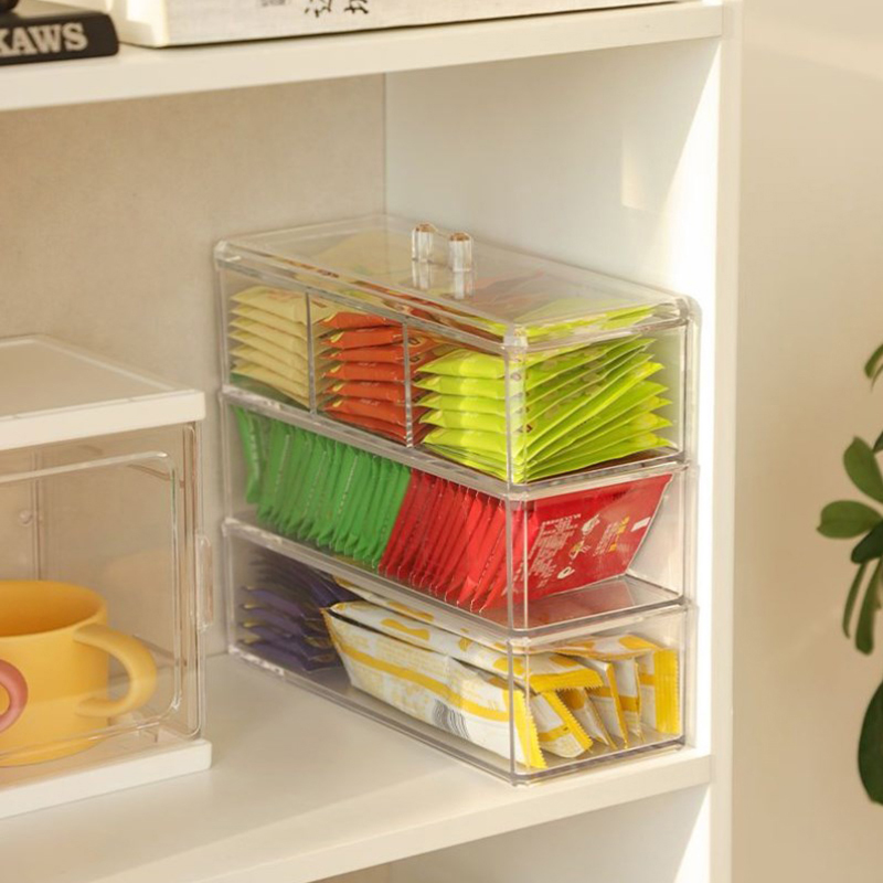[E] Tea Bag Storage Box Drawer - Coffee Tea Sugar Canisters incelemesi ve fiyatı