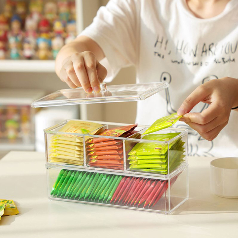 [E] Tea Bag Storage Box Drawer - Coffee Tea Sugar Canisters incelemesi ve fiyatı