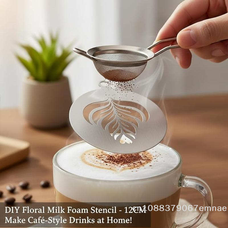 [ZYAS]【xxx】4Pcs/Set Stainless  - Coffee Stencil Art incelemesi ve fiyatı