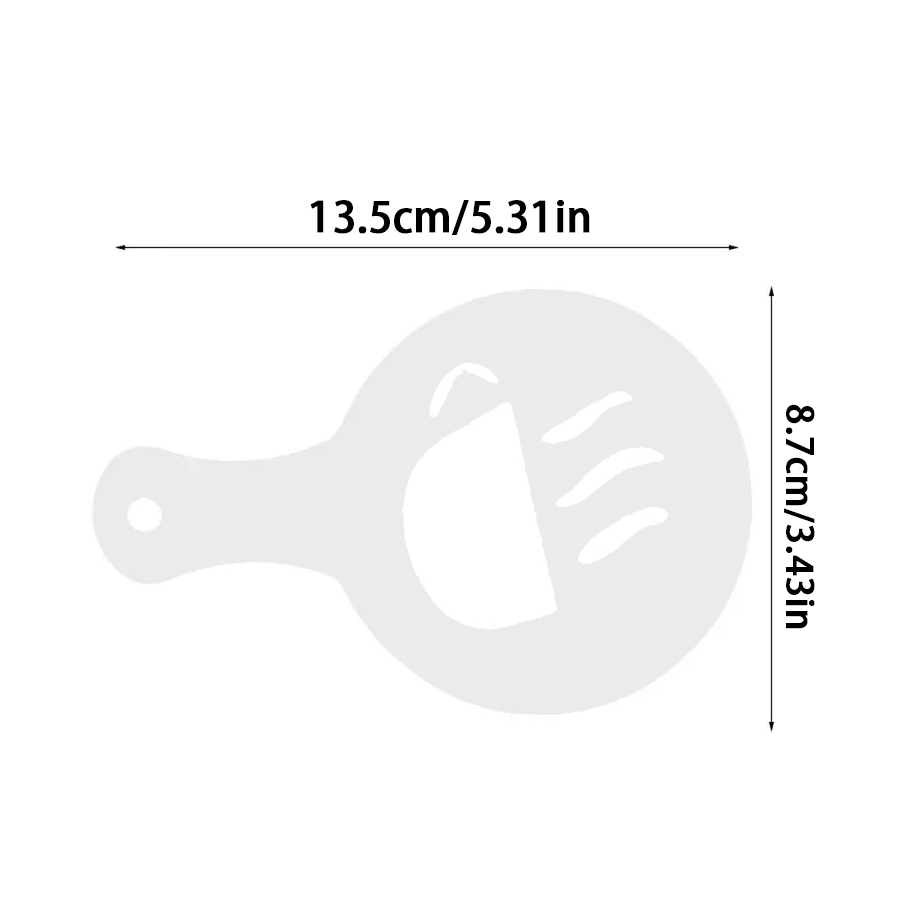 16pcs Coffee Latte Art Stencil - Coffee Stencil Art incelemesi ve fiyatı