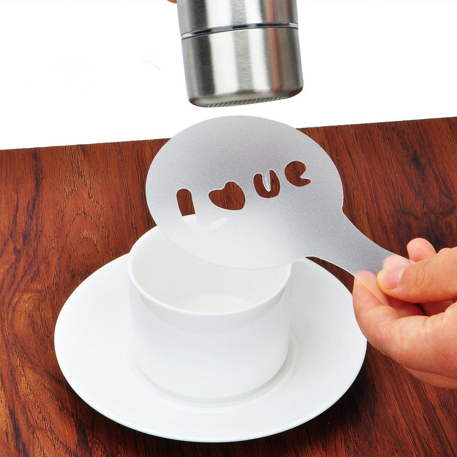 16pcs Coffee Latte Art Stencil - Coffee Stencil Art incelemesi ve fiyatı