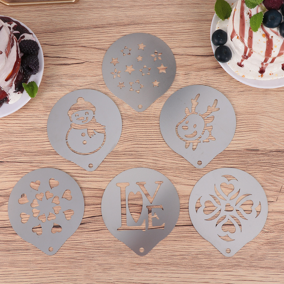 Coffee Art Template Mold Tool  - Coffee Stencil Art incelemesi ve fiyatı