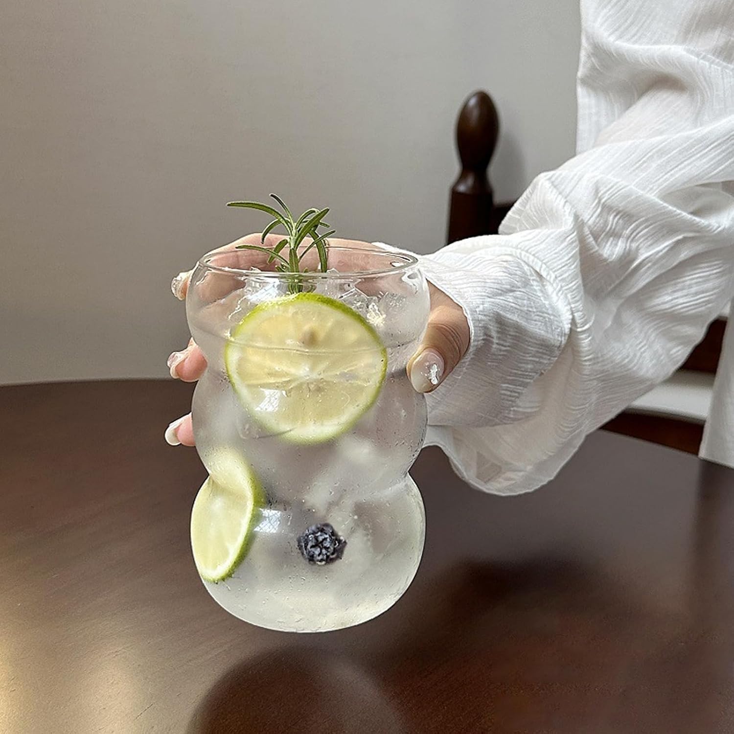 Ribbed Glass Water Tumbler, Wa - Juice Tea Coffee incelemesi ve fiyatı