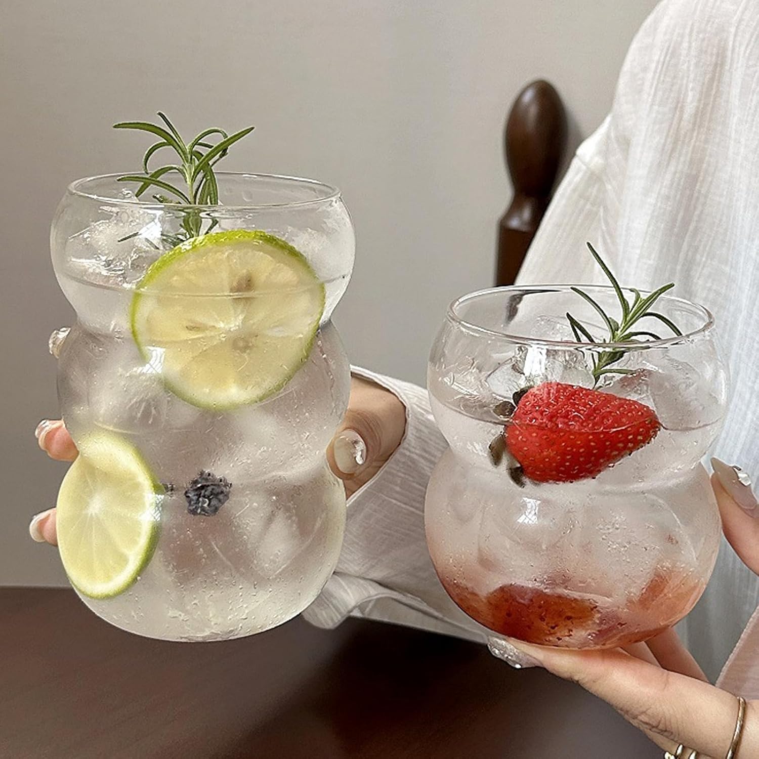 Ribbed Glass Water Tumbler, Wa - Juice Tea Coffee incelemesi ve fiyatı