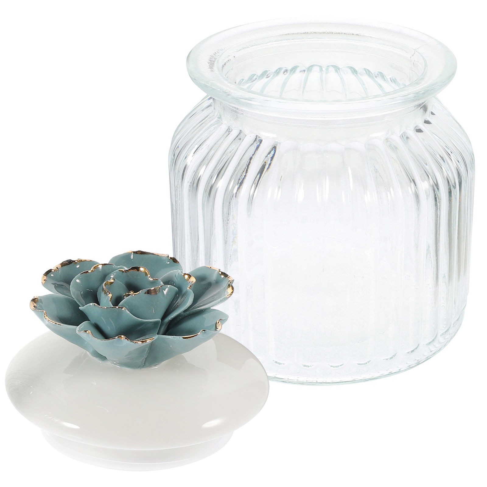 Glass Canister Gilded Porcelai - Coffee Tea Canister Set incelemesi ve fiyatı
