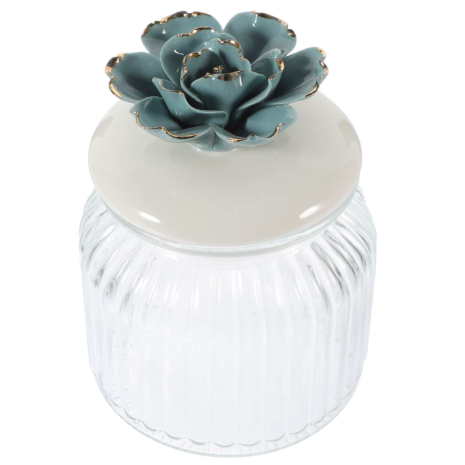 Glass Canister Gilded Porcelai - Coffee Tea Canister Set incelemesi ve fiyatı