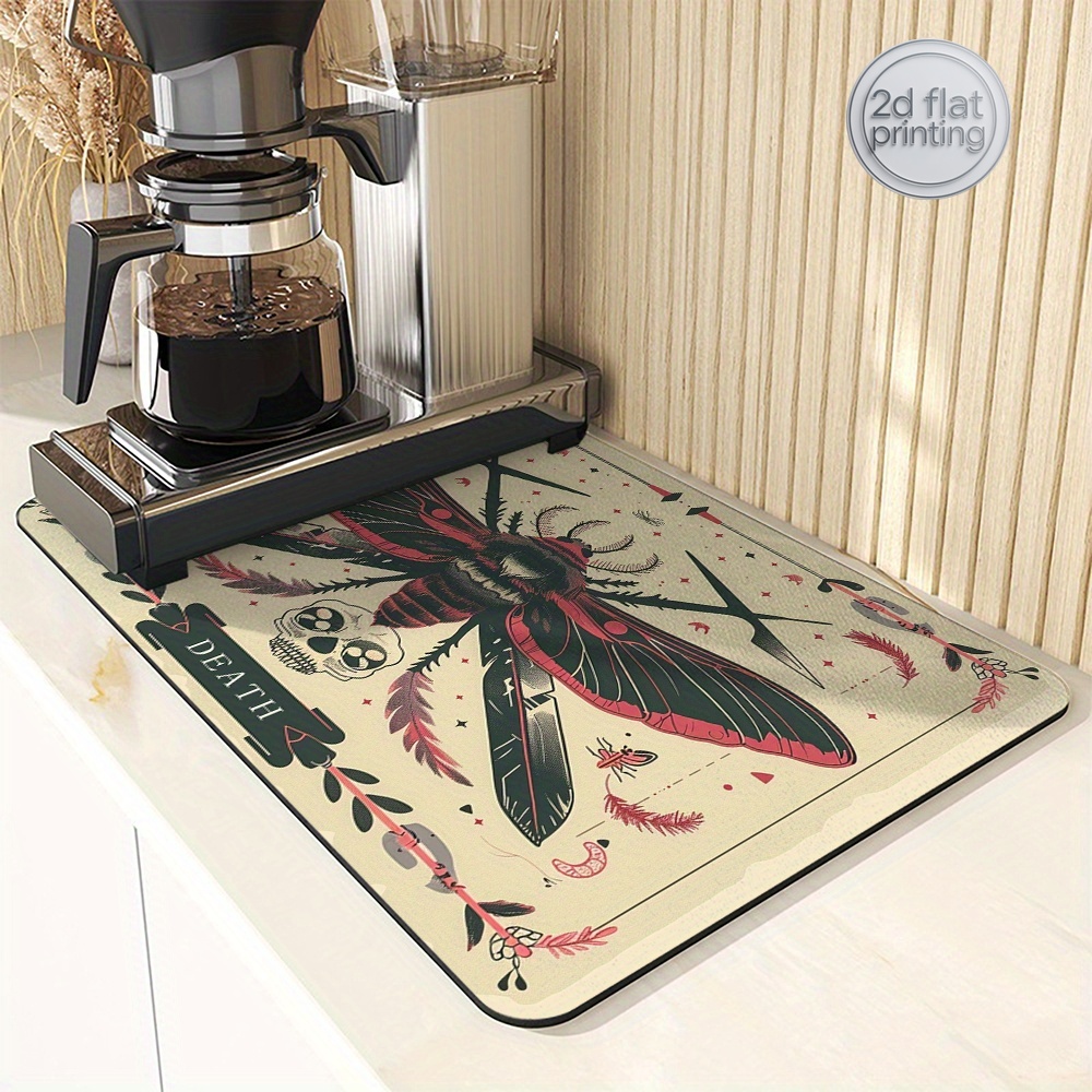 1pc  Card Moth Skull Gothic Ab - Tea Coffee Utensils incelemesi ve fiyatı