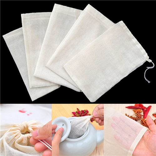 1pc/10Pcs Cotton Tea Bags Musl - Coffee Tea For Garden incelemesi ve fiyatı