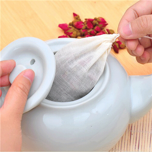 1pc/10Pcs Cotton Tea Bags Musl - Coffee Tea For Garden incelemesi ve fiyatı