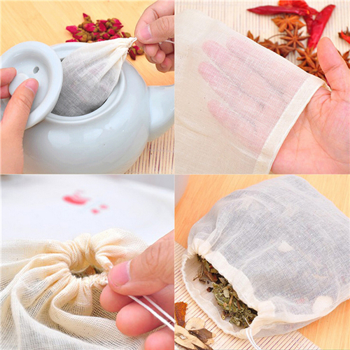 1pc/10Pcs Cotton Tea Bags Musl - Coffee Tea For Garden incelemesi ve fiyatı