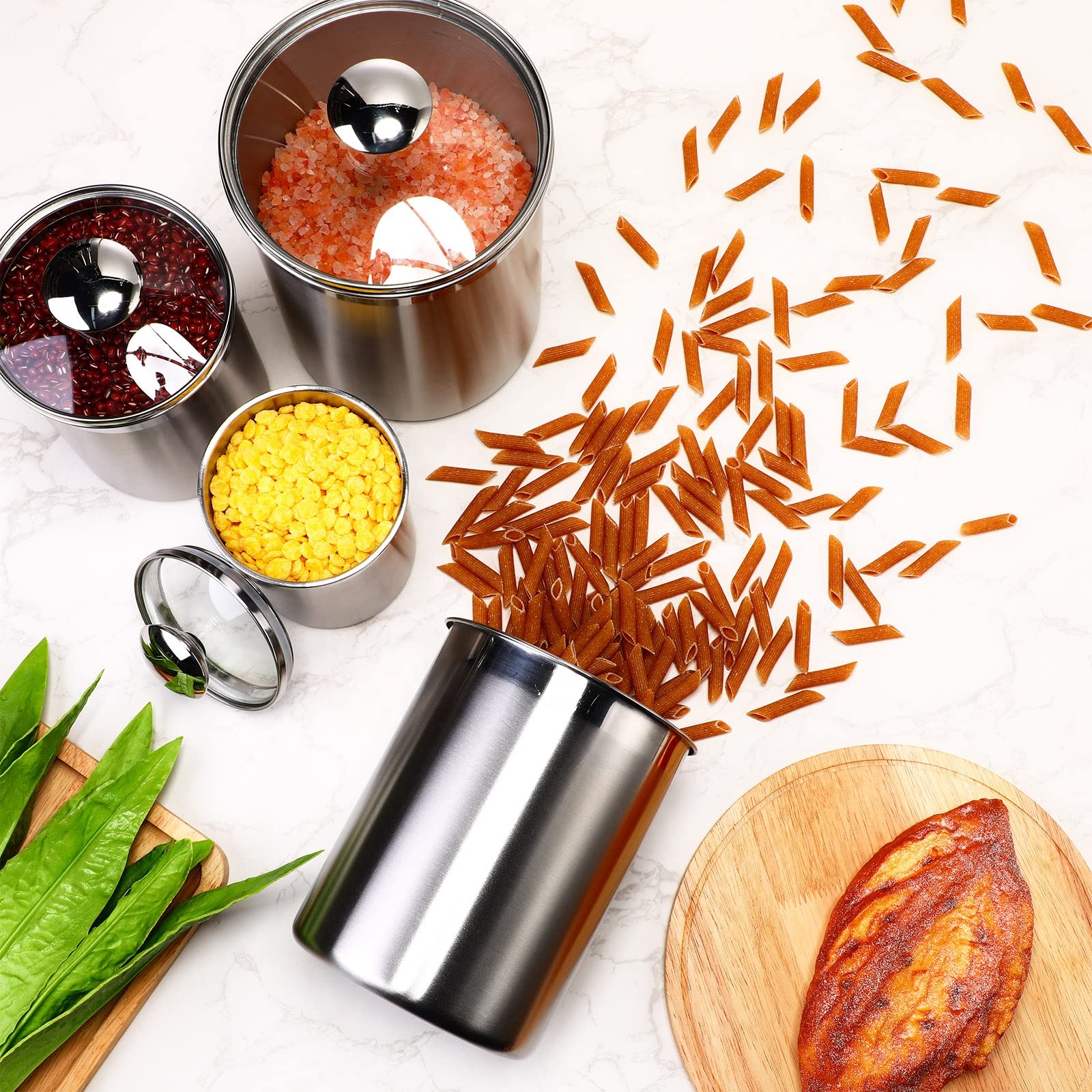 Food Storage Containers Tea Co - Coffee Tea Sugar Canisters incelemesi ve fiyatı