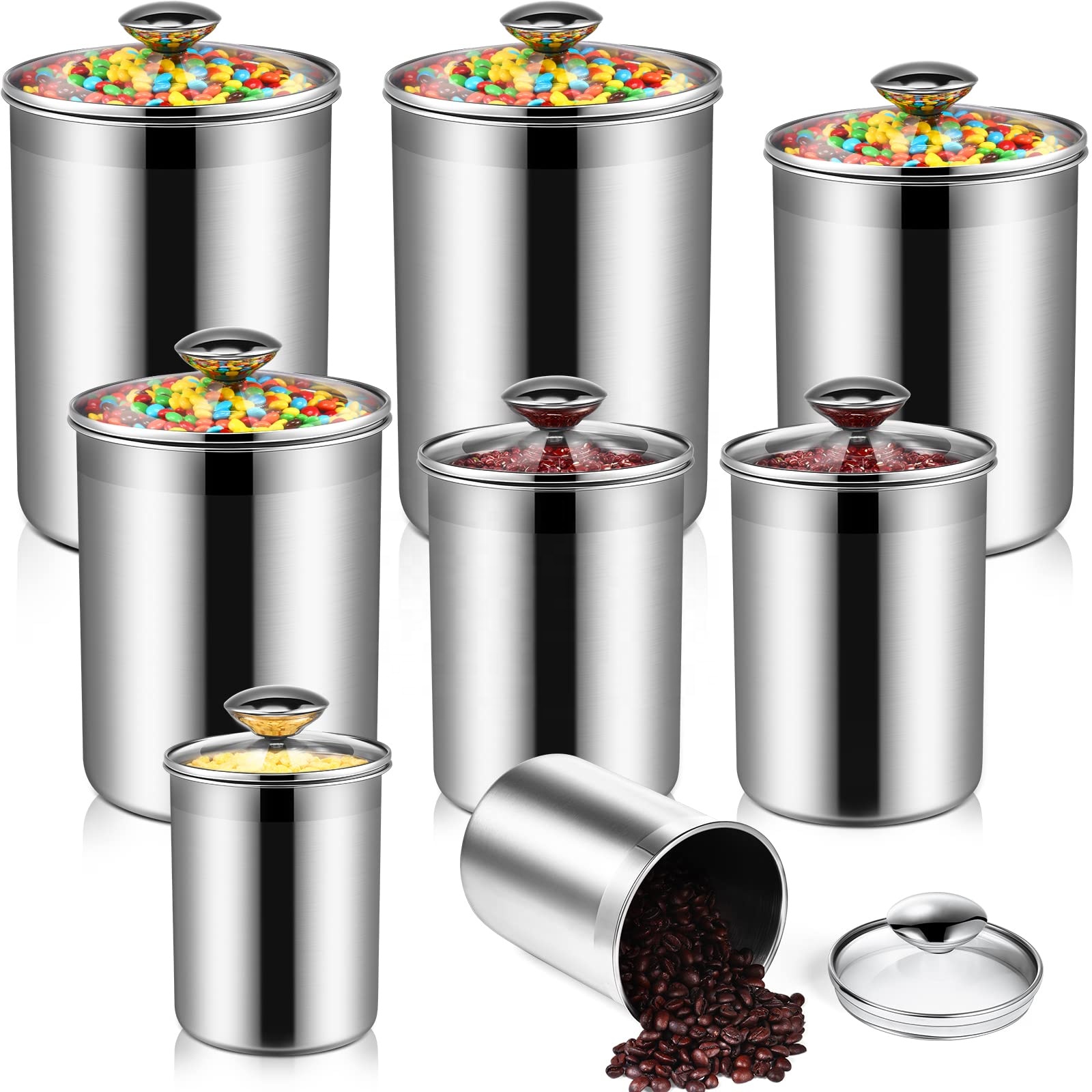 Food Storage Containers Tea Co - Coffee Tea Sugar Canisters incelemesi ve fiyatı
