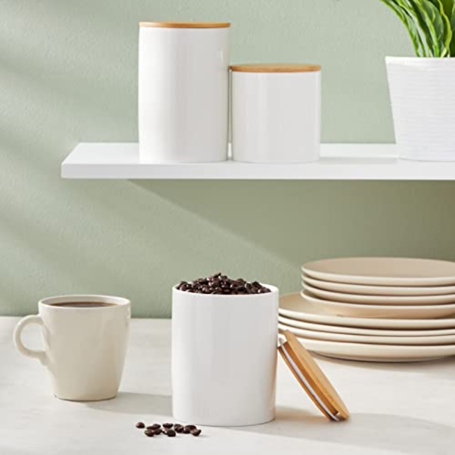 Ceramic Canisters - Coffee Can - Coffee Tea Sugar Canisters incelemesi ve fiyatı