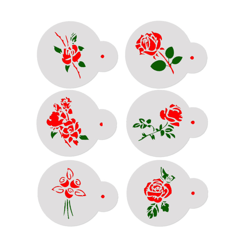 Aomily 6pcs/Set Special Variou - Coffee Stencil Art incelemesi ve fiyatı