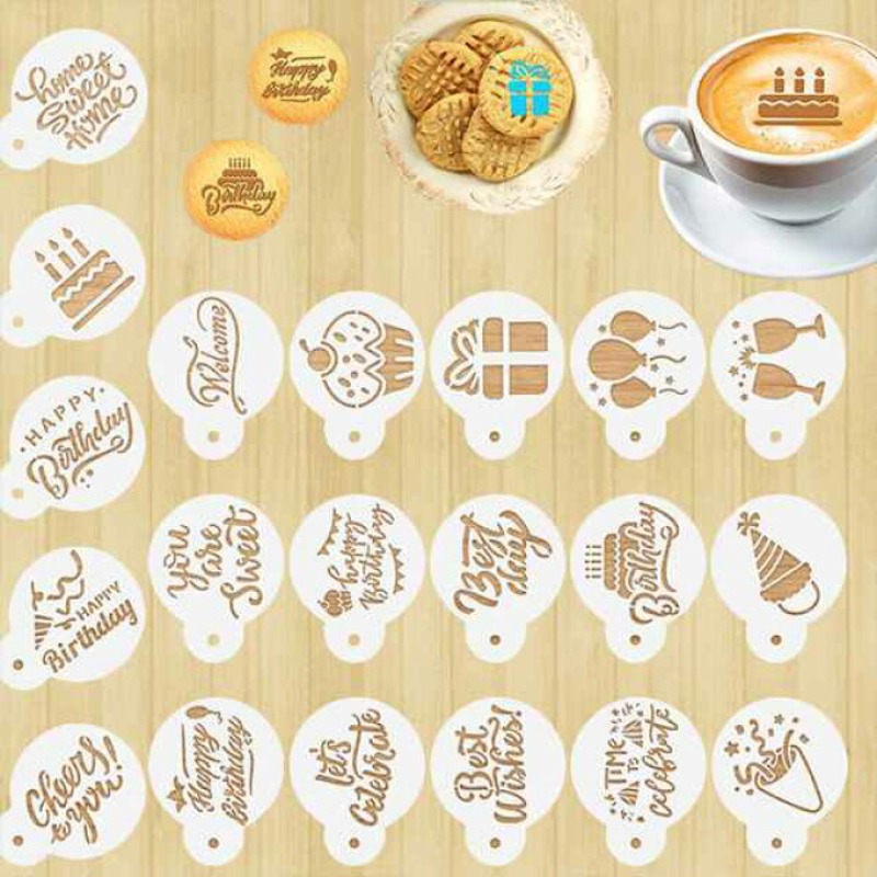 Professional DIY Latte Art Ste - Coffee Stencil Art incelemesi ve fiyatı