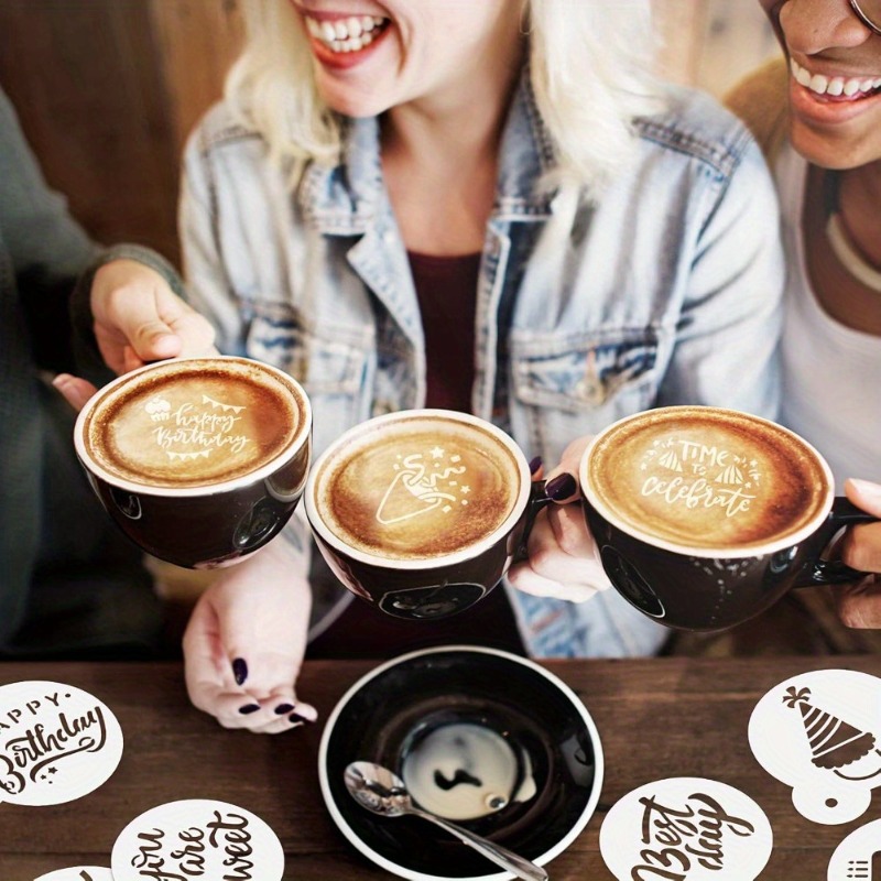 Professional DIY Latte Art Ste - Coffee Stencil Art incelemesi ve fiyatı