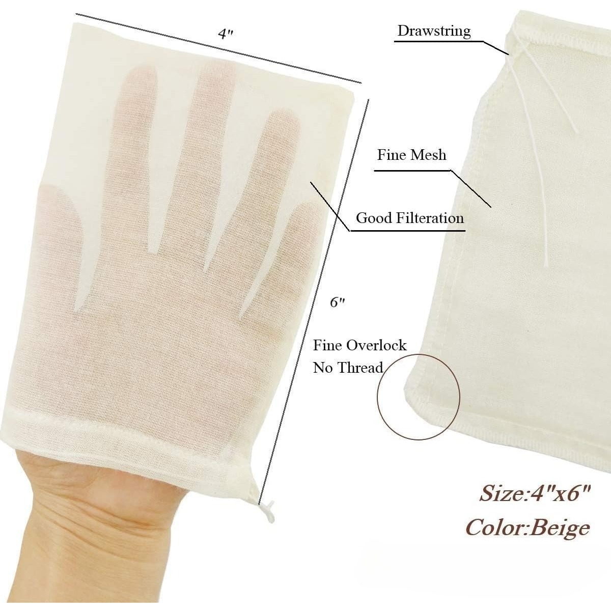 X-Small Reusable Cotton Filter - Juice Tea Coffee incelemesi ve fiyatı