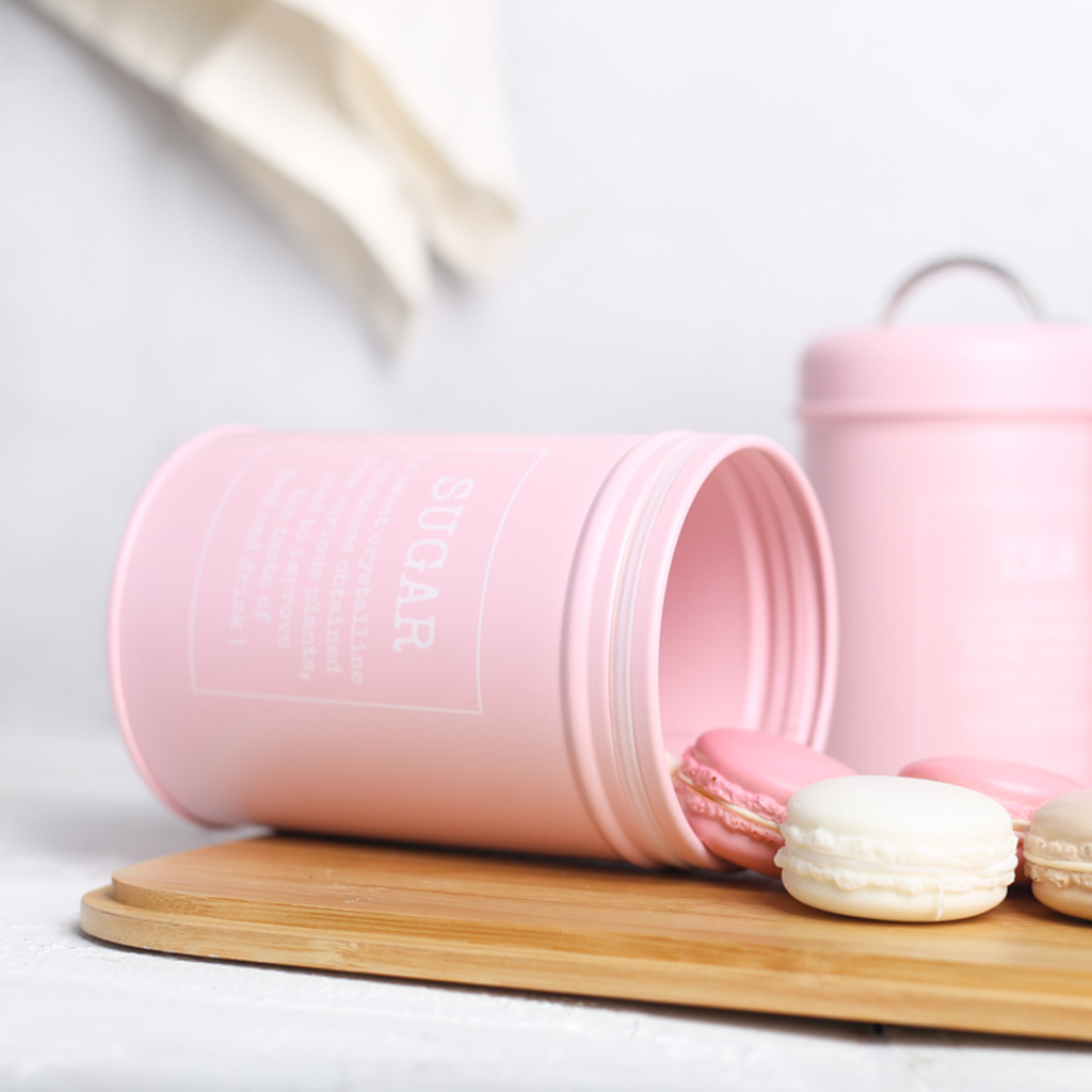 Set of 3 Canister Iron Kitchen - Coffee Tea Sugar Canisters incelemesi ve fiyatı