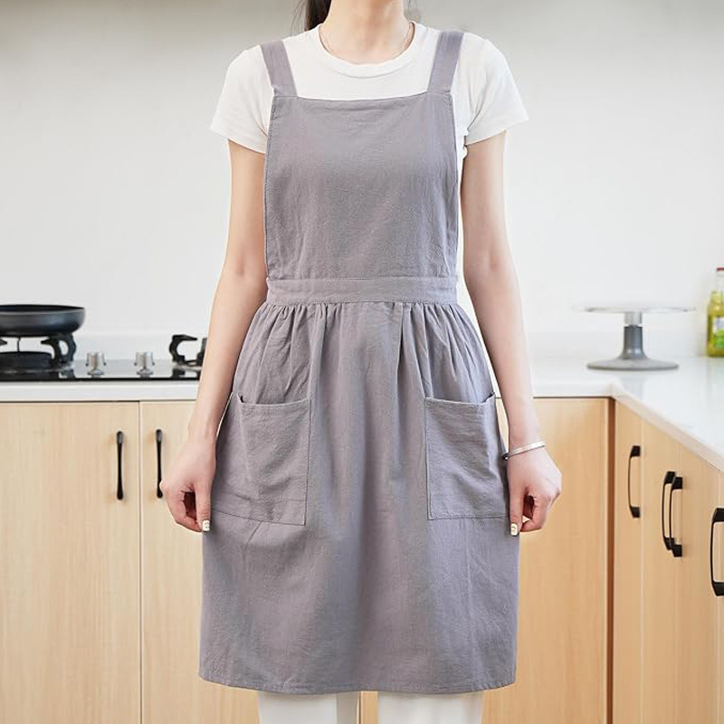 Canvas apron made of cotton su - Coffee Tea For Garden incelemesi ve fiyatı