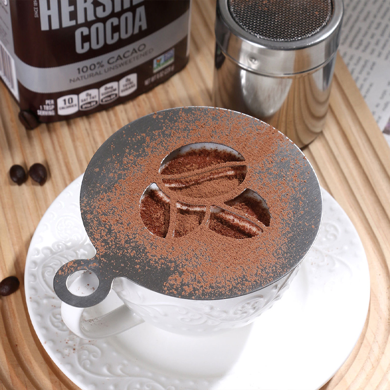 4PCS/Set  Stainless Steel Coff - Coffee Stencil Art incelemesi ve fiyatı