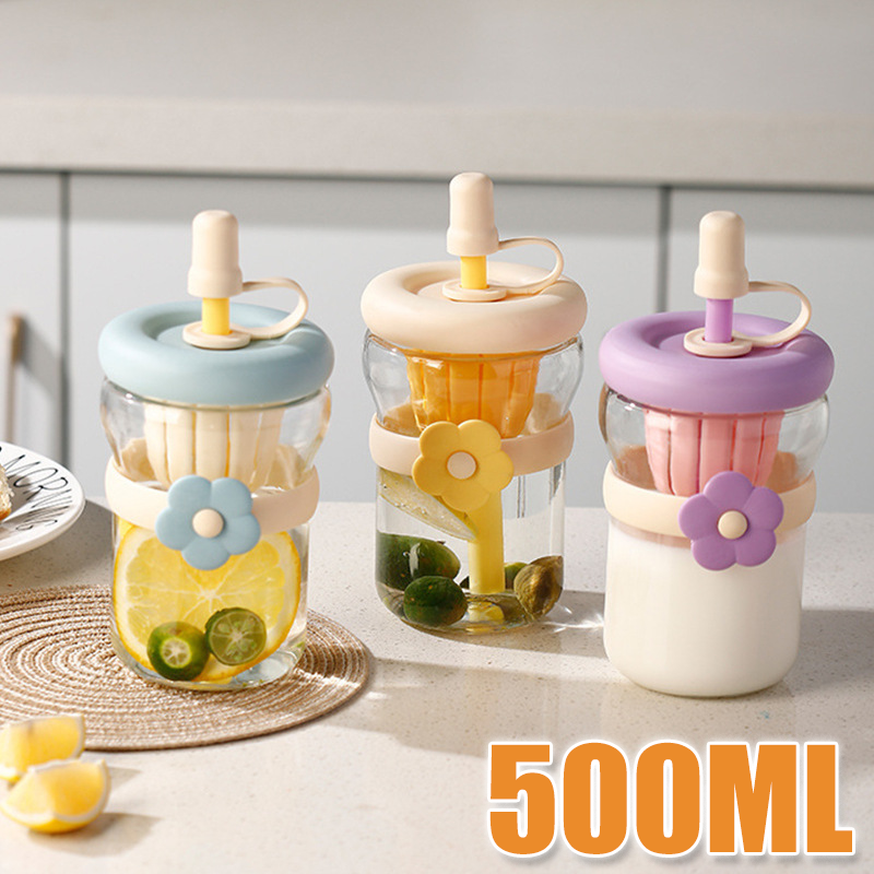 Cute Glass Flower Cartoon Tea  - Coffee Tea Flower incelemesi ve fiyatı