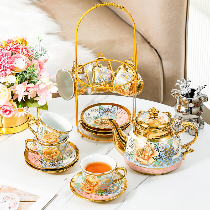 14 Piece Set Household Europea - Coffee Tea Flower incelemesi ve fiyatı