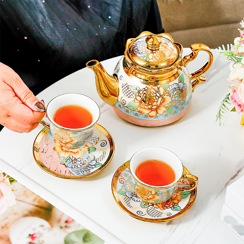 14 Piece Set Household Europea - Coffee Tea Flower incelemesi ve fiyatı