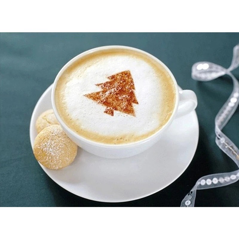 16Pcs Coffee Art Stencils Bari - Coffee Stencil Art incelemesi ve fiyatı