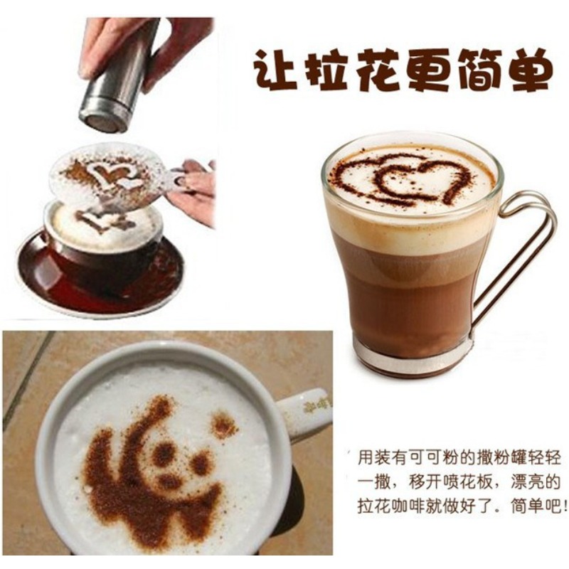 16Pcs Coffee Art Stencils Bari - Coffee Stencil Art incelemesi ve fiyatı